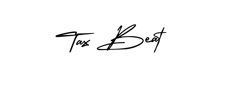 Use a signature maker to create a handwritten signature online. With this signature software, you can design (AmerikaSignatureDemo-Regular) your own signature for name Tax Beat. Tax Beat signature style 3 images and pictures png