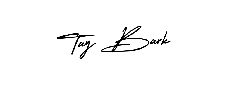 Similarly AmerikaSignatureDemo-Regular is the best handwritten signature design. Signature creator online .You can use it as an online autograph creator for name Tay Bark. Tay Bark signature style 3 images and pictures png