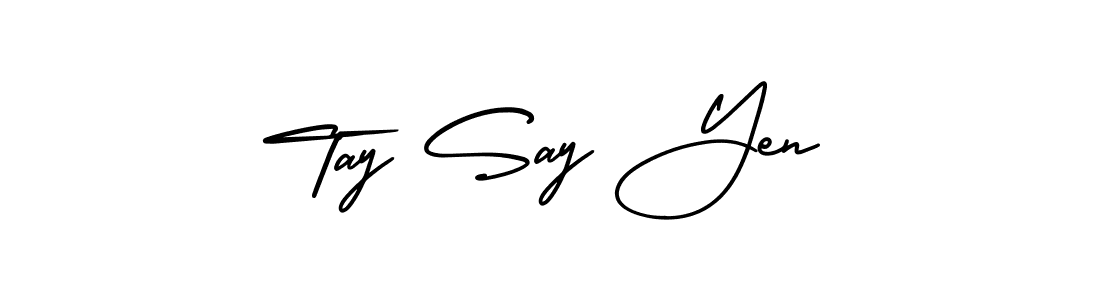 Make a short Tay Say Yen signature style. Manage your documents anywhere anytime using AmerikaSignatureDemo-Regular. Create and add eSignatures, submit forms, share and send files easily. Tay Say Yen signature style 3 images and pictures png