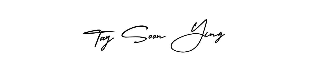 Design your own signature with our free online signature maker. With this signature software, you can create a handwritten (AmerikaSignatureDemo-Regular) signature for name Tay Soon Ying. Tay Soon Ying signature style 3 images and pictures png
