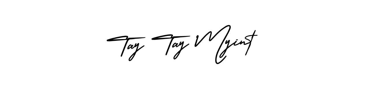 Check out images of Autograph of Tay Tay Myint name. Actor Tay Tay Myint Signature Style. AmerikaSignatureDemo-Regular is a professional sign style online. Tay Tay Myint signature style 3 images and pictures png