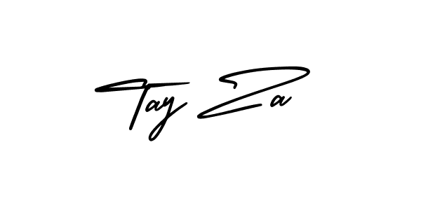Similarly AmerikaSignatureDemo-Regular is the best handwritten signature design. Signature creator online .You can use it as an online autograph creator for name Tay Za. Tay Za signature style 3 images and pictures png