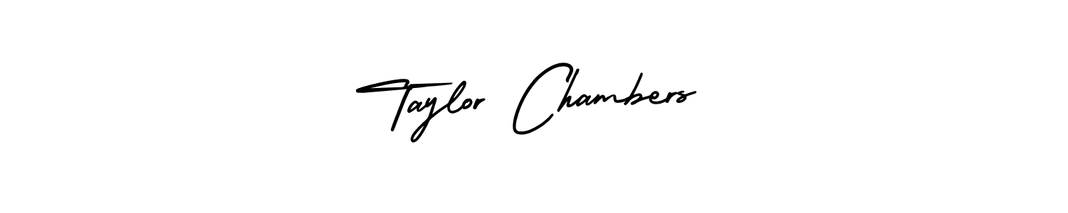 It looks lik you need a new signature style for name Taylor Chambers. Design unique handwritten (AmerikaSignatureDemo-Regular) signature with our free signature maker in just a few clicks. Taylor Chambers signature style 3 images and pictures png