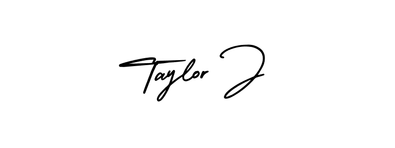 Also we have Taylor J name is the best signature style. Create professional handwritten signature collection using AmerikaSignatureDemo-Regular autograph style. Taylor J signature style 3 images and pictures png