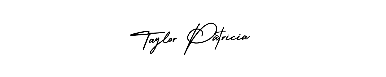 AmerikaSignatureDemo-Regular is a professional signature style that is perfect for those who want to add a touch of class to their signature. It is also a great choice for those who want to make their signature more unique. Get Taylor Patricia name to fancy signature for free. Taylor Patricia signature style 3 images and pictures png