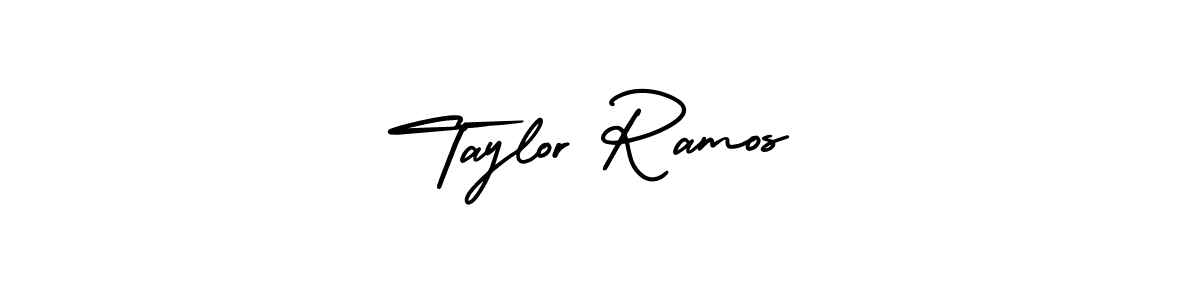 Taylor Ramos stylish signature style. Best Handwritten Sign (AmerikaSignatureDemo-Regular) for my name. Handwritten Signature Collection Ideas for my name Taylor Ramos. Taylor Ramos signature style 3 images and pictures png