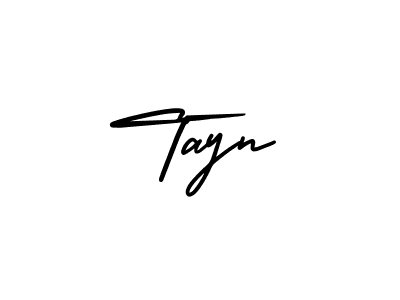 It looks lik you need a new signature style for name Tayn. Design unique handwritten (AmerikaSignatureDemo-Regular) signature with our free signature maker in just a few clicks. Tayn signature style 3 images and pictures png