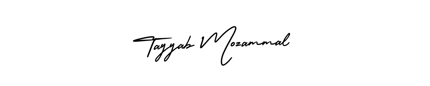 Create a beautiful signature design for name Tayyab Mozammal. With this signature (AmerikaSignatureDemo-Regular) fonts, you can make a handwritten signature for free. Tayyab Mozammal signature style 3 images and pictures png