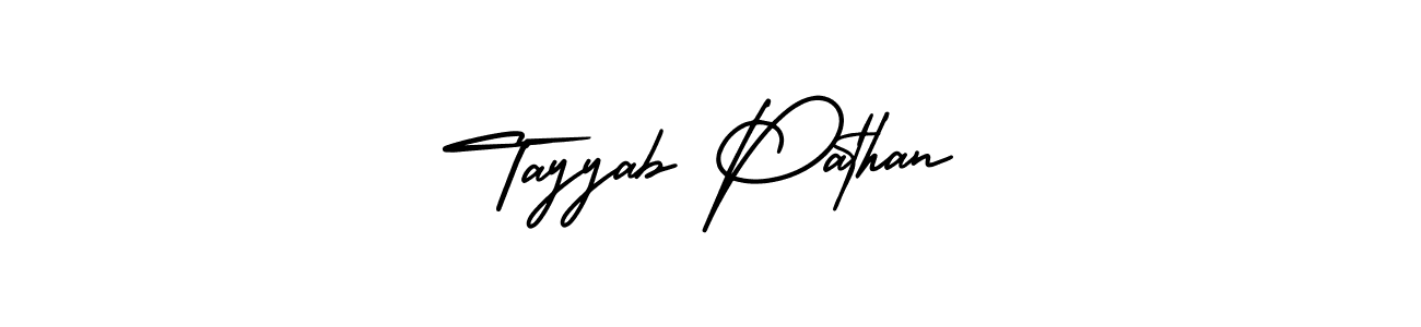 Make a short Tayyab Pathan signature style. Manage your documents anywhere anytime using AmerikaSignatureDemo-Regular. Create and add eSignatures, submit forms, share and send files easily. Tayyab Pathan signature style 3 images and pictures png