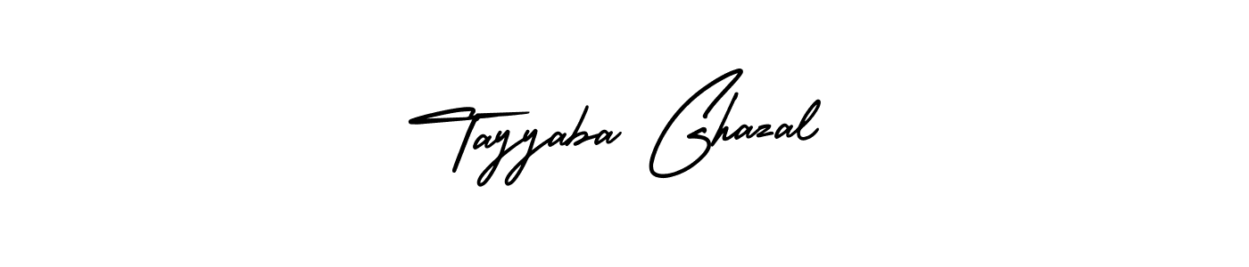 This is the best signature style for the Tayyaba Ghazal name. Also you like these signature font (AmerikaSignatureDemo-Regular). Mix name signature. Tayyaba Ghazal signature style 3 images and pictures png