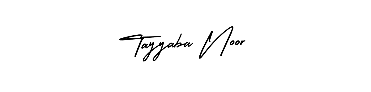 Also You can easily find your signature by using the search form. We will create Tayyaba Noor name handwritten signature images for you free of cost using AmerikaSignatureDemo-Regular sign style. Tayyaba Noor signature style 3 images and pictures png