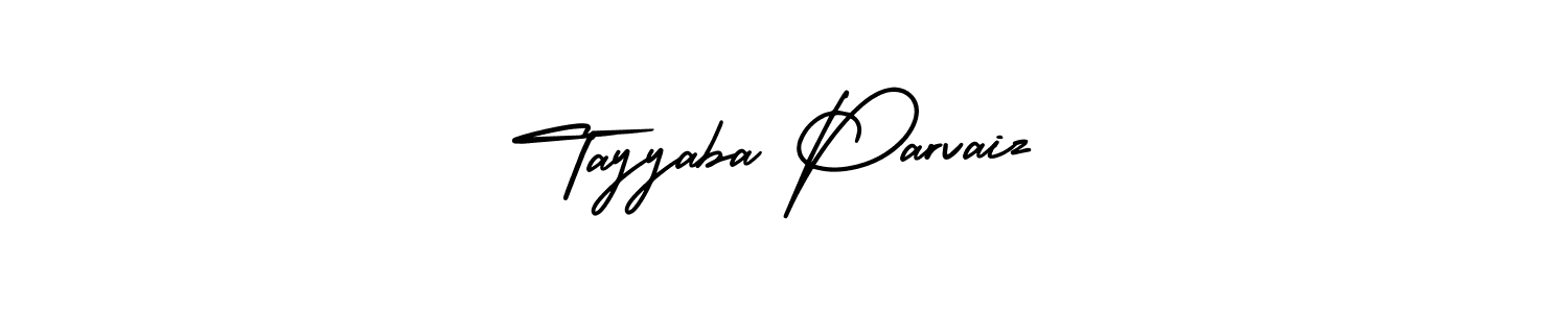 Make a beautiful signature design for name Tayyaba Parvaiz. Use this online signature maker to create a handwritten signature for free. Tayyaba Parvaiz signature style 3 images and pictures png