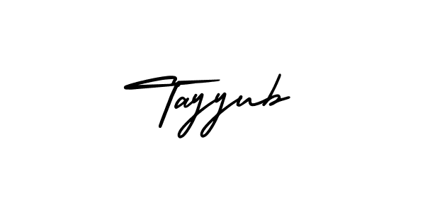 Create a beautiful signature design for name Tayyub. With this signature (AmerikaSignatureDemo-Regular) fonts, you can make a handwritten signature for free. Tayyub signature style 3 images and pictures png