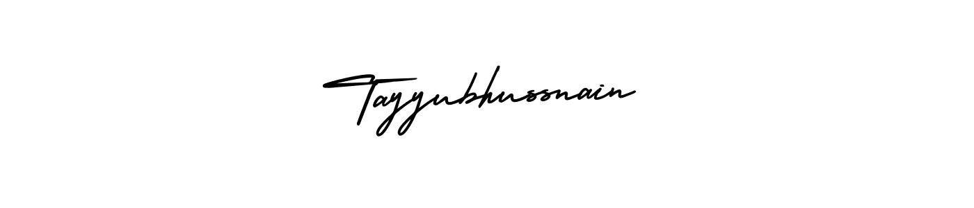 Design your own signature with our free online signature maker. With this signature software, you can create a handwritten (AmerikaSignatureDemo-Regular) signature for name Tayyubhussnain. Tayyubhussnain signature style 3 images and pictures png