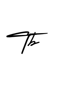 How to make Tb name signature. Use AmerikaSignatureDemo-Regular style for creating short signs online. This is the latest handwritten sign. Tb signature style 3 images and pictures png