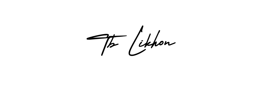 Design your own signature with our free online signature maker. With this signature software, you can create a handwritten (AmerikaSignatureDemo-Regular) signature for name Tb Likhon. Tb Likhon signature style 3 images and pictures png