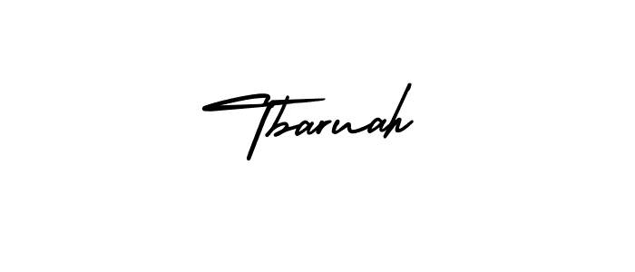 How to make Tbaruah signature? AmerikaSignatureDemo-Regular is a professional autograph style. Create handwritten signature for Tbaruah name. Tbaruah signature style 3 images and pictures png