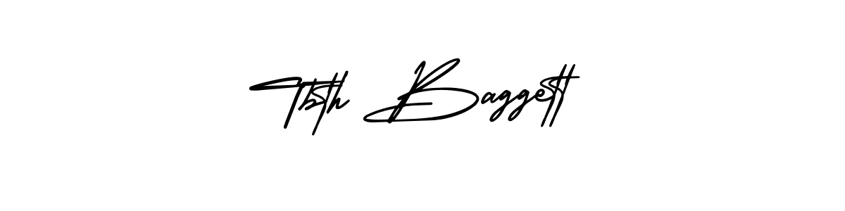 How to Draw Tbth Baggett signature style? AmerikaSignatureDemo-Regular is a latest design signature styles for name Tbth Baggett. Tbth Baggett signature style 3 images and pictures png