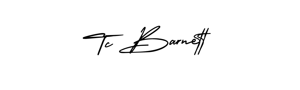 Use a signature maker to create a handwritten signature online. With this signature software, you can design (AmerikaSignatureDemo-Regular) your own signature for name Tc Barnett. Tc Barnett signature style 3 images and pictures png