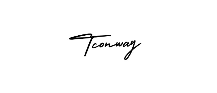 Also we have Tconway name is the best signature style. Create professional handwritten signature collection using AmerikaSignatureDemo-Regular autograph style. Tconway signature style 3 images and pictures png