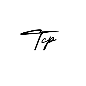 How to make Tcp signature? AmerikaSignatureDemo-Regular is a professional autograph style. Create handwritten signature for Tcp name. Tcp signature style 3 images and pictures png