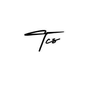 It looks lik you need a new signature style for name Tcs. Design unique handwritten (AmerikaSignatureDemo-Regular) signature with our free signature maker in just a few clicks. Tcs signature style 3 images and pictures png