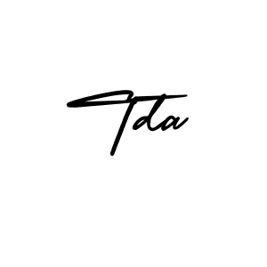 Also we have Tda name is the best signature style. Create professional handwritten signature collection using AmerikaSignatureDemo-Regular autograph style. Tda signature style 3 images and pictures png