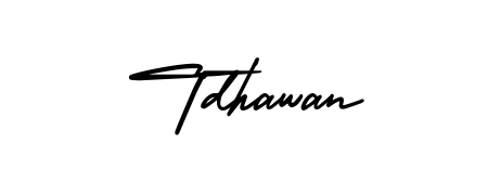 Also You can easily find your signature by using the search form. We will create Tdhawan name handwritten signature images for you free of cost using AmerikaSignatureDemo-Regular sign style. Tdhawan signature style 3 images and pictures png