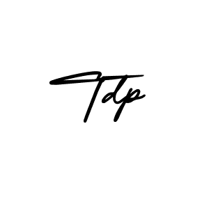 Make a beautiful signature design for name Tdp. With this signature (AmerikaSignatureDemo-Regular) style, you can create a handwritten signature for free. Tdp signature style 3 images and pictures png