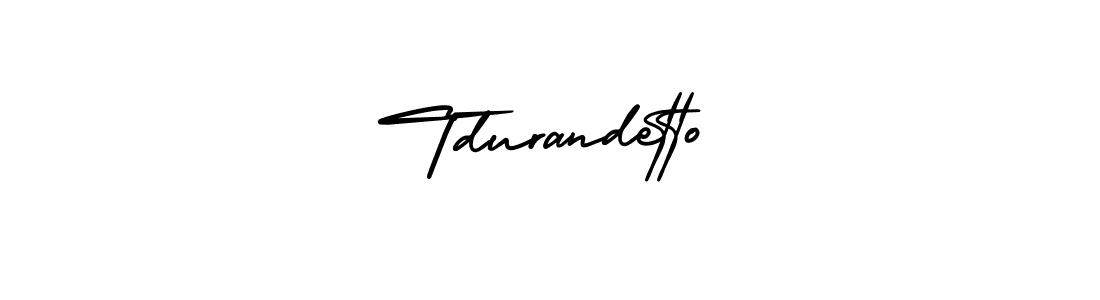 How to Draw Tdurandetto signature style? AmerikaSignatureDemo-Regular is a latest design signature styles for name Tdurandetto. Tdurandetto signature style 3 images and pictures png