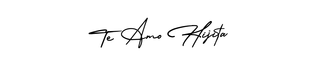 It looks lik you need a new signature style for name Te Amo Hijita. Design unique handwritten (AmerikaSignatureDemo-Regular) signature with our free signature maker in just a few clicks. Te Amo Hijita signature style 3 images and pictures png