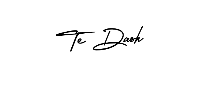 Best and Professional Signature Style for Te Dash. AmerikaSignatureDemo-Regular Best Signature Style Collection. Te Dash signature style 3 images and pictures png