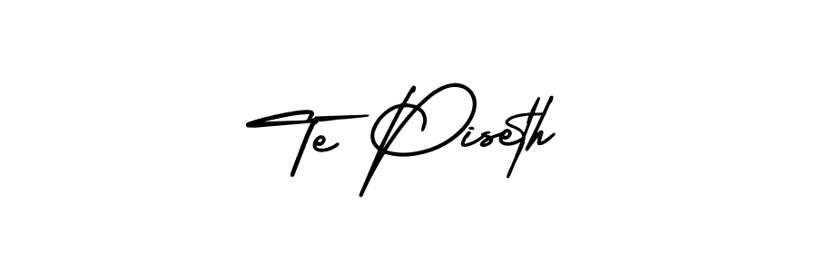 Similarly AmerikaSignatureDemo-Regular is the best handwritten signature design. Signature creator online .You can use it as an online autograph creator for name Te Piseth. Te Piseth signature style 3 images and pictures png
