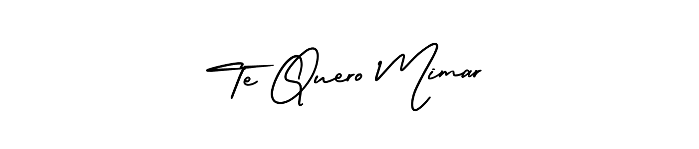 Create a beautiful signature design for name Te Quero Mimar. With this signature (AmerikaSignatureDemo-Regular) fonts, you can make a handwritten signature for free. Te Quero Mimar signature style 3 images and pictures png