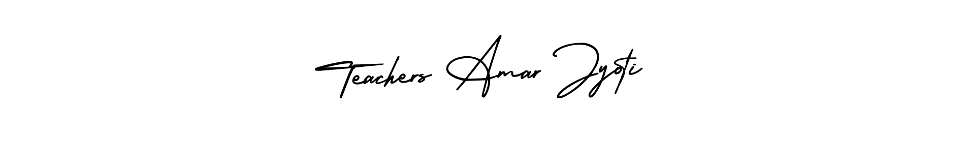 How to make Teachers Amar Jyoti signature? AmerikaSignatureDemo-Regular is a professional autograph style. Create handwritten signature for Teachers Amar Jyoti name. Teachers Amar Jyoti signature style 3 images and pictures png