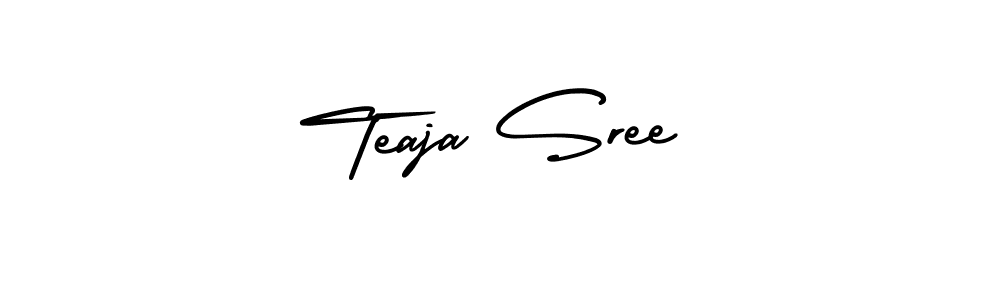 Make a short Teaja Sree signature style. Manage your documents anywhere anytime using AmerikaSignatureDemo-Regular. Create and add eSignatures, submit forms, share and send files easily. Teaja Sree signature style 3 images and pictures png