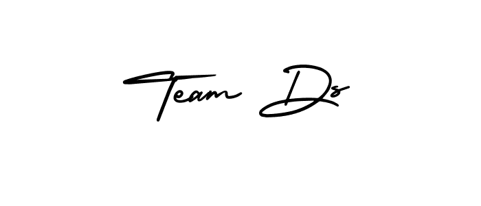 Make a beautiful signature design for name Team Ds. With this signature (AmerikaSignatureDemo-Regular) style, you can create a handwritten signature for free. Team Ds signature style 3 images and pictures png