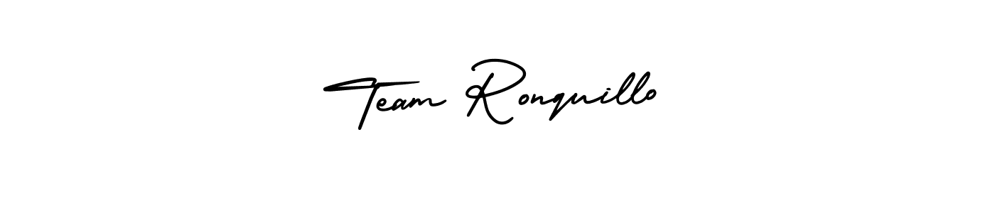 Make a beautiful signature design for name Team Ronquillo. With this signature (AmerikaSignatureDemo-Regular) style, you can create a handwritten signature for free. Team Ronquillo signature style 3 images and pictures png