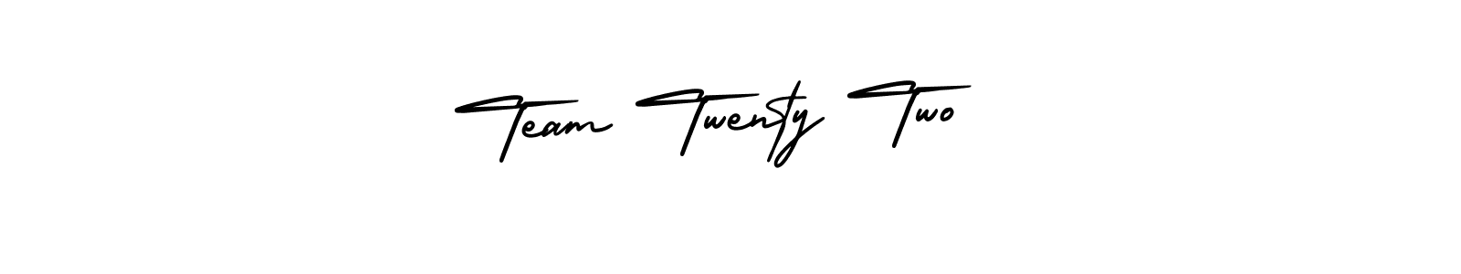 Also You can easily find your signature by using the search form. We will create Team Twenty Two ;o) name handwritten signature images for you free of cost using AmerikaSignatureDemo-Regular sign style. Team Twenty Two ;o) signature style 3 images and pictures png