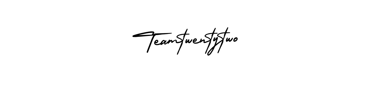 Make a short Teamtwentytwo signature style. Manage your documents anywhere anytime using AmerikaSignatureDemo-Regular. Create and add eSignatures, submit forms, share and send files easily. Teamtwentytwo signature style 3 images and pictures png