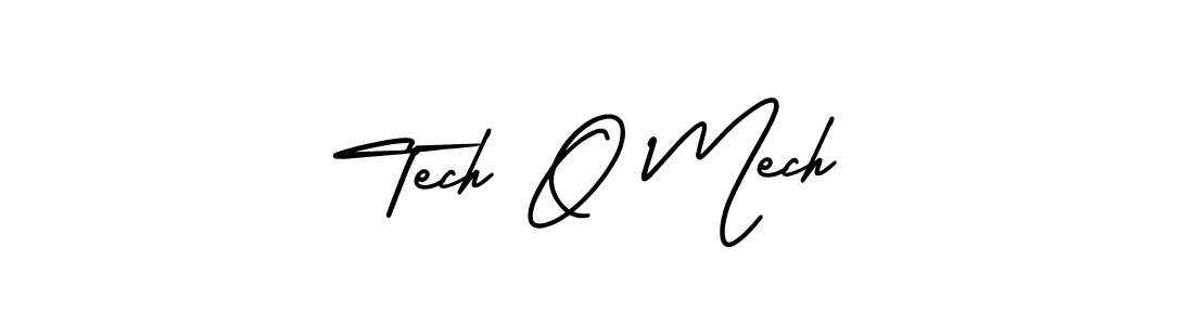 Use a signature maker to create a handwritten signature online. With this signature software, you can design (AmerikaSignatureDemo-Regular) your own signature for name Tech O Mech. Tech O Mech signature style 3 images and pictures png