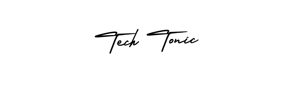 Make a beautiful signature design for name Tech Tonic. With this signature (AmerikaSignatureDemo-Regular) style, you can create a handwritten signature for free. Tech Tonic signature style 3 images and pictures png