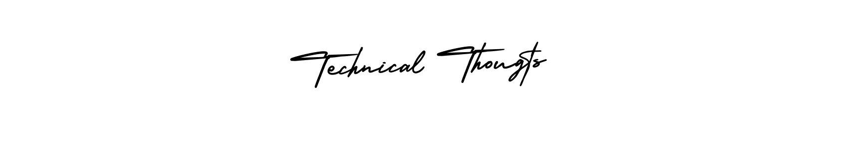 AmerikaSignatureDemo-Regular is a professional signature style that is perfect for those who want to add a touch of class to their signature. It is also a great choice for those who want to make their signature more unique. Get Technical Thougts name to fancy signature for free. Technical Thougts signature style 3 images and pictures png