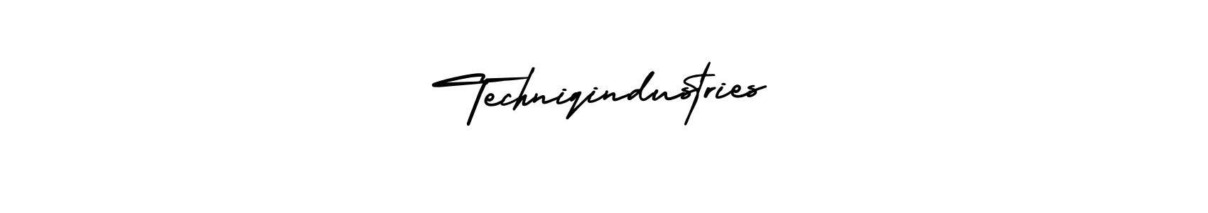 Create a beautiful signature design for name Techniqindustries. With this signature (AmerikaSignatureDemo-Regular) fonts, you can make a handwritten signature for free. Techniqindustries signature style 3 images and pictures png