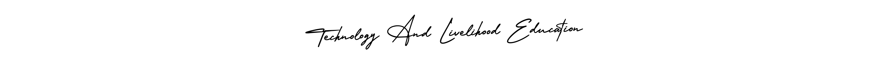 It looks lik you need a new signature style for name Technology And Livelihood Education. Design unique handwritten (AmerikaSignatureDemo-Regular) signature with our free signature maker in just a few clicks. Technology And Livelihood Education signature style 3 images and pictures png