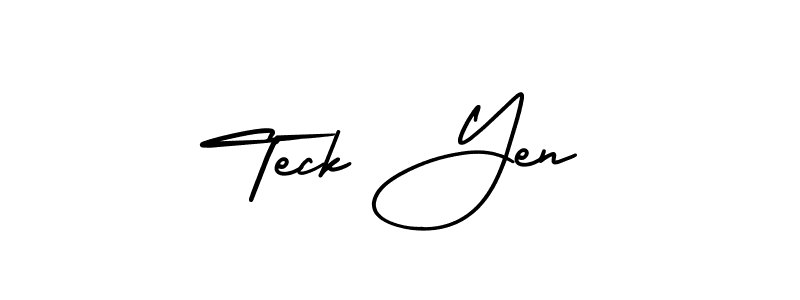 Similarly AmerikaSignatureDemo-Regular is the best handwritten signature design. Signature creator online .You can use it as an online autograph creator for name Teck Yen. Teck Yen signature style 3 images and pictures png