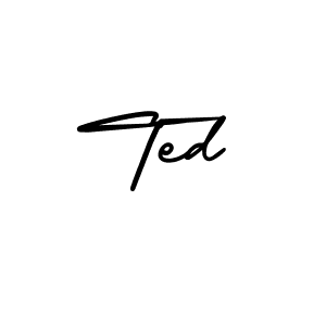 Use a signature maker to create a handwritten signature online. With this signature software, you can design (AmerikaSignatureDemo-Regular) your own signature for name Ted. Ted signature style 3 images and pictures png