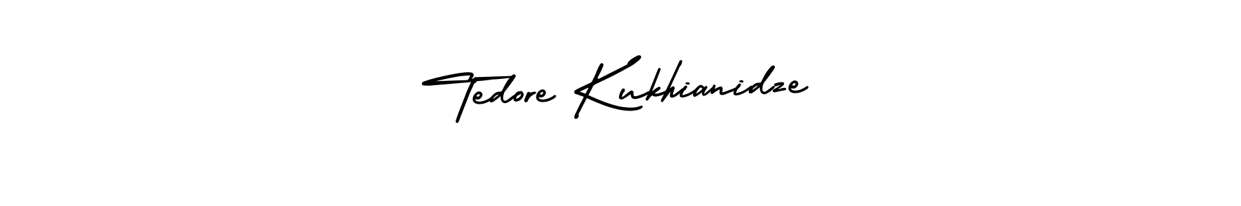 Make a beautiful signature design for name Tedore Kukhianidze. With this signature (AmerikaSignatureDemo-Regular) style, you can create a handwritten signature for free. Tedore Kukhianidze signature style 3 images and pictures png