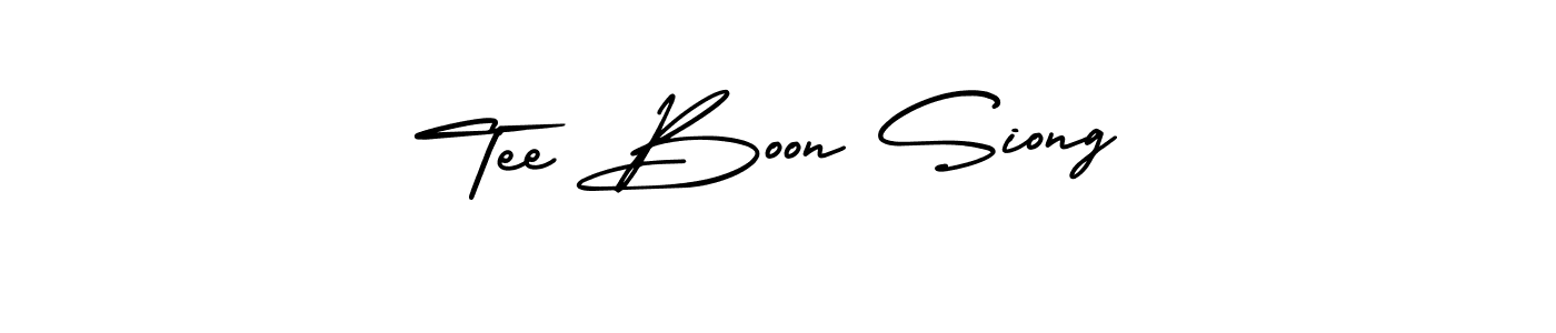 if you are searching for the best signature style for your name Tee Boon Siong. so please give up your signature search. here we have designed multiple signature styles  using AmerikaSignatureDemo-Regular. Tee Boon Siong signature style 3 images and pictures png