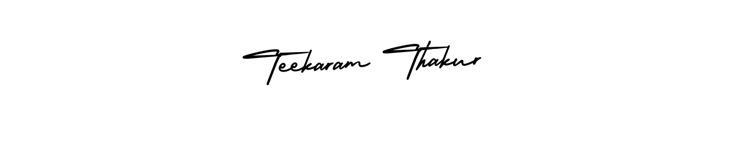 Best and Professional Signature Style for Teekaram Thakur. AmerikaSignatureDemo-Regular Best Signature Style Collection. Teekaram Thakur signature style 3 images and pictures png